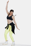 Zelocity Quick Dry Gym Leggings - Yellowtail — thumbnail 4