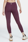 Zelocity High Rise Quick Dry Leggings - Grape Wine — thumbnail 3