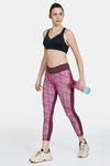 Zelocity High Rise Quick Dry Leggings - Grape Wine — thumbnail 4