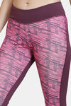 Zelocity High Rise Quick Dry Leggings - Grape Wine — thumbnail 5