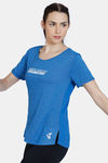 Zelocity Relaxed Fit Cotton T-Shirt - Bright Cobalt — thumbnail 2