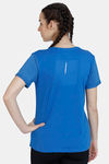 Zelocity Relaxed Fit Cotton T-Shirt - Bright Cobalt — thumbnail 3