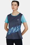 Zelocity Easy Movement Quick Dry T-Shirt - India Ink — thumbnail 1