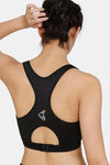 Zelocity Medium Impact Quick Dry Sports Bra - Rouge Red — thumbnail 2