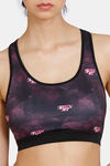 Zelocity Medium Impact Quick Dry Sports Bra - Rouge Red — thumbnail 5