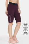 Zelocity Quick Dry Gym Shorts - Fig — thumbnail 1