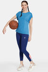 Zelocity Relaxed Quick Dry Top - Cendre Blue — thumbnail 4