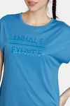 Zelocity Relaxed Quick Dry Top - Cendre Blue — thumbnail 5