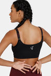 Zelocity Sports Bra With Removable Padding - Anthracite — thumbnail 2
