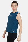 Zelocity Relaxed Cotton Tank Top - Reflecting Pond — thumbnail 2