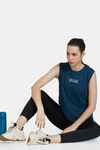 Zelocity Relaxed Cotton Tank Top - Reflecting Pond — thumbnail 4