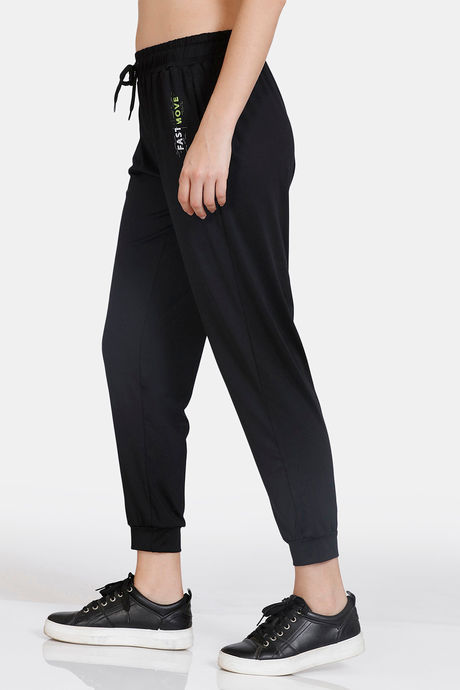 Zelocity Quick Dry High Quality Stretch Joggers - Jet Black — image 2