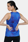 Zelocity Relaxed Quick Dry Tank Top - Princess Blue — thumbnail 3