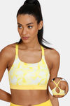 Zelocity Quick Dry Slip On Sports Bra - Mimosa — thumbnail 1