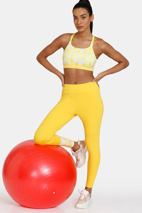 Zelocity Quick Dry Slip On Sports Bra - Mimosa — image 4