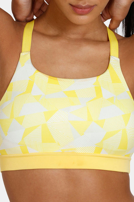 Zelocity Quick Dry Slip On Sports Bra - Mimosa — image 5