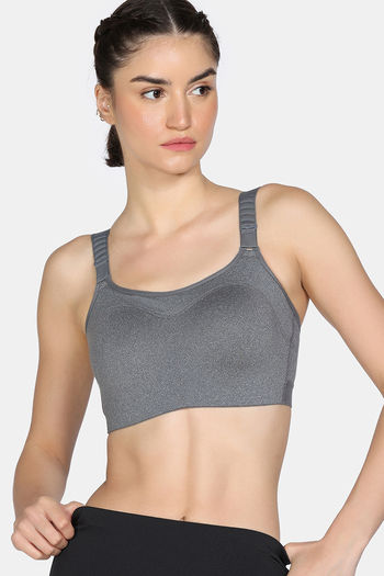 Zelocity High Impact Quick Dry Sports Bra - Ashes Of Roses