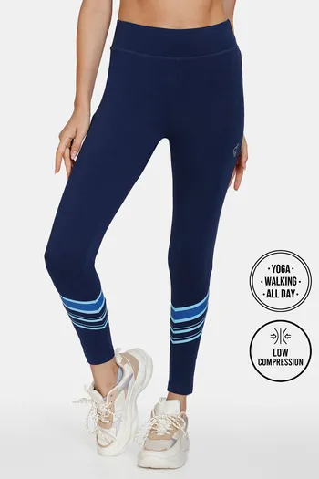 Zelocity All Day Yoga Leggings - Medieval Blue