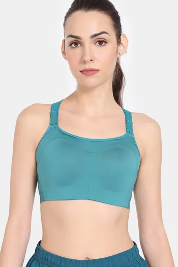 Buy online Cutout Back Racer Back Sports Bra from lingerie for Women by  Zelocity By Zivame for ₹1299 at 35% off
