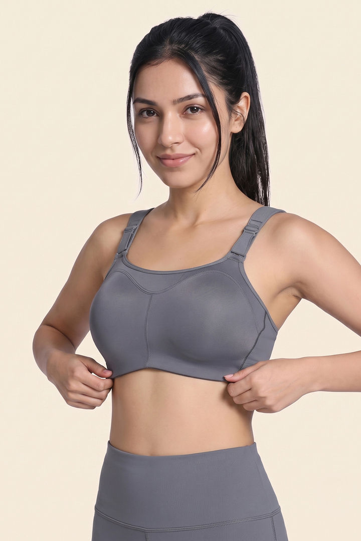Zelocity High Impact Quick Dry Sports Bra - Castlerock — image 2