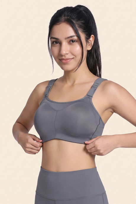 Zelocity High Impact Quick Dry Sports Bra - Castlerock — image 2