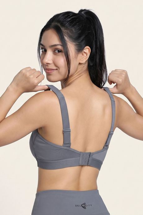 Zelocity High Impact Quick Dry Sports Bra - Castlerock — image 3
