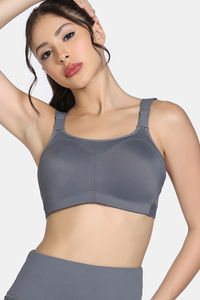 Zelocity High Impact Quick Dry Sports Bra - Castlerock — thumbnail 3