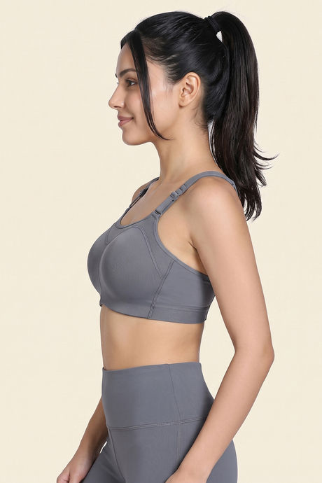 Zelocity High Impact Quick Dry Sports Bra - Castlerock — image 4