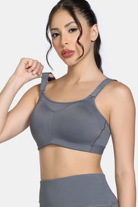 Zelocity High Impact Quick Dry Sports Bra - Castlerock — thumbnail 5
