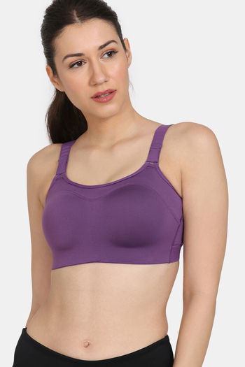 Buy Zelocity High Impact Quick Dry Sports Bra - Wedgewood at Rs