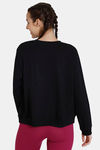Zelocity Relaxed Sweatshirt - Jet Black — thumbnail 3