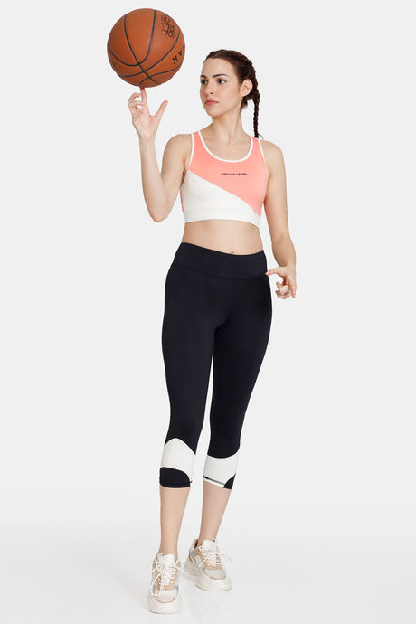 Zelocity Quick Dry 3/4Th Gym Leggings - Anthracite — image 4