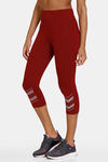 Zelocity All Day 3/4Th Yoga Leggings - Pomegranate — thumbnail 2