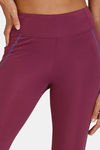 Zelocity Quick Dry 3/4Th Gym Leggings - Amaranth — thumbnail 5