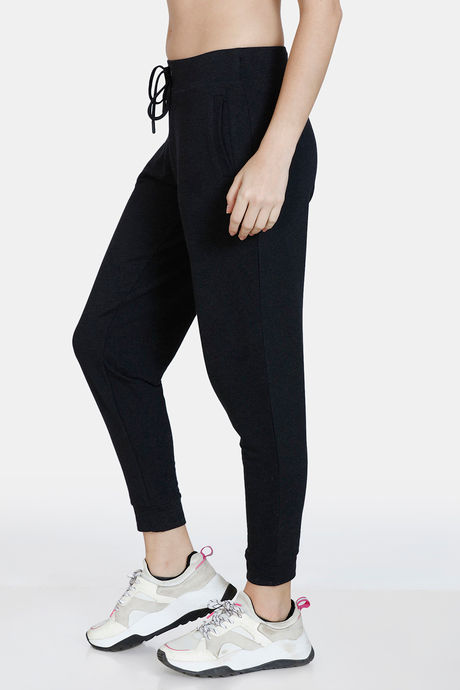 Zelocity Relaxed Fit Cotton Rich Joggers - Jet Black — image 2