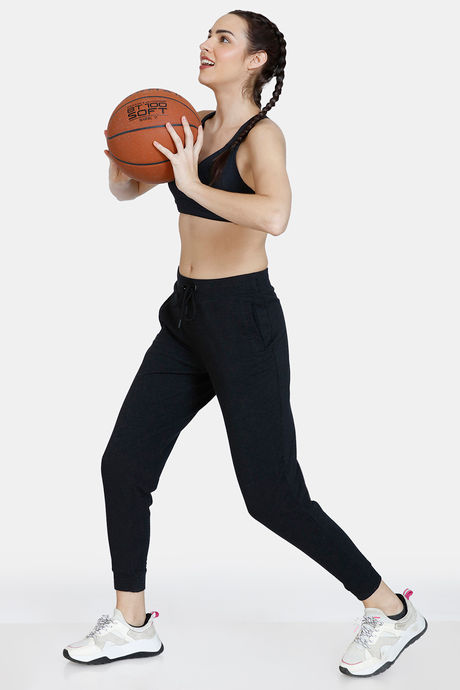 Zelocity Relaxed Fit Cotton Rich Joggers - Jet Black — image 4