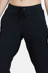 Zelocity Relaxed Fit Cotton Rich Joggers - Jet Black — thumbnail 5