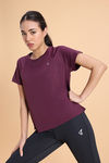 Zelocity Relaxed Quick Dry Top - Fig — thumbnail 2