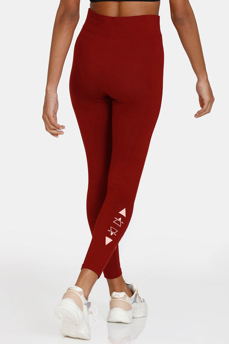 Zelocity All Day Yoga Leggings - Pomegranate — image 3