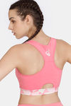 Zelocity Quick Dry Slip On Sports Bra - Confetti — thumbnail 3