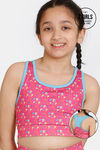 Zelocity Girls Sports Bra With Removable Padding - Aquarius — thumbnail 1