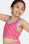 Zelocity Girls Sports Bra With Removable Padding - Aquarius — thumbnail 3