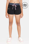 Zelocity Girls Mid Rise Quick Dry Shorts - Anthracite — thumbnail 1