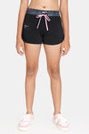 Zelocity Girls Mid Rise Quick Dry Shorts - Anthracite — thumbnail 5
