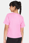Zelocity Girls Quick Dry Relaxed Top - Bonbon — thumbnail 3