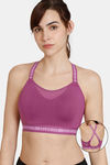 Zelocity High Impact Sports Bra - Amethyst — thumbnail 1