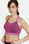 Zelocity High Impact Sports Bra - Amethyst — thumbnail 4