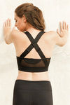 Zelocity Luxe Training Non Padded Sports Bra - Black — thumbnail 5