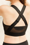 Zelocity Luxe Training Non Padded Sports Bra - Black — thumbnail 6