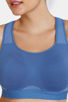 Zelocity High Impact Quick Dry Sports Bra - Dutch Blue — thumbnail 6